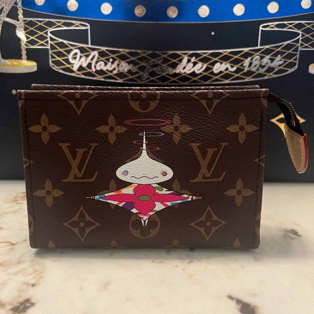 📣SOLD📣 NEW 2025 LOUIS VUITTON x TAKASHI MURAKAMI SMALL Toiletry Pouch - Picture 1 of 8